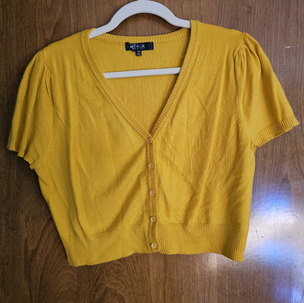Crop cardigan shrug XL XXL